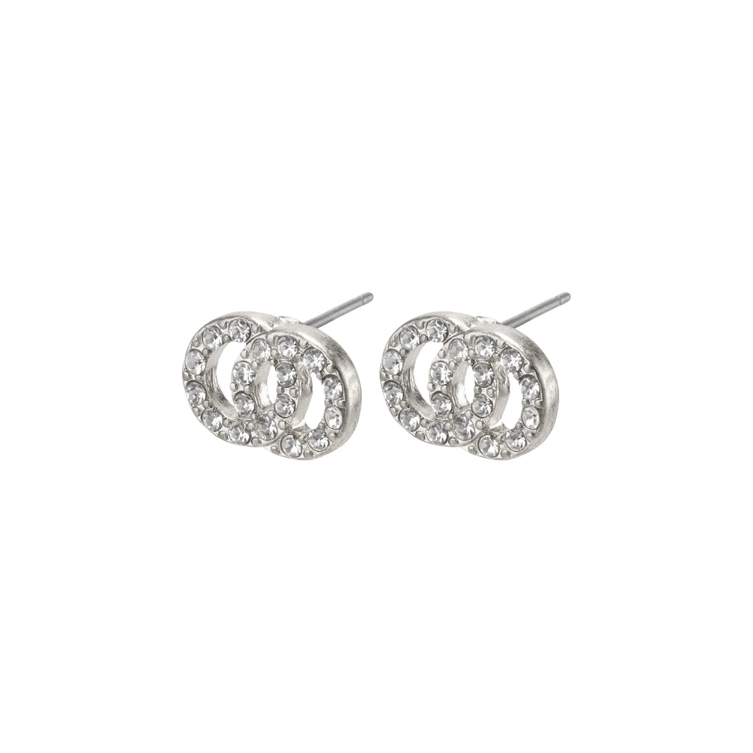 VICTORIA SILVER PLATED EARRINGS