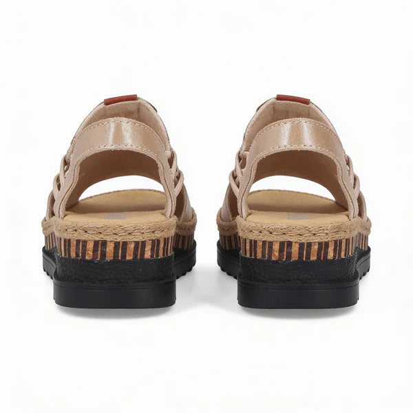 V7972-60 BEIGE SLINGBACK SANDAL