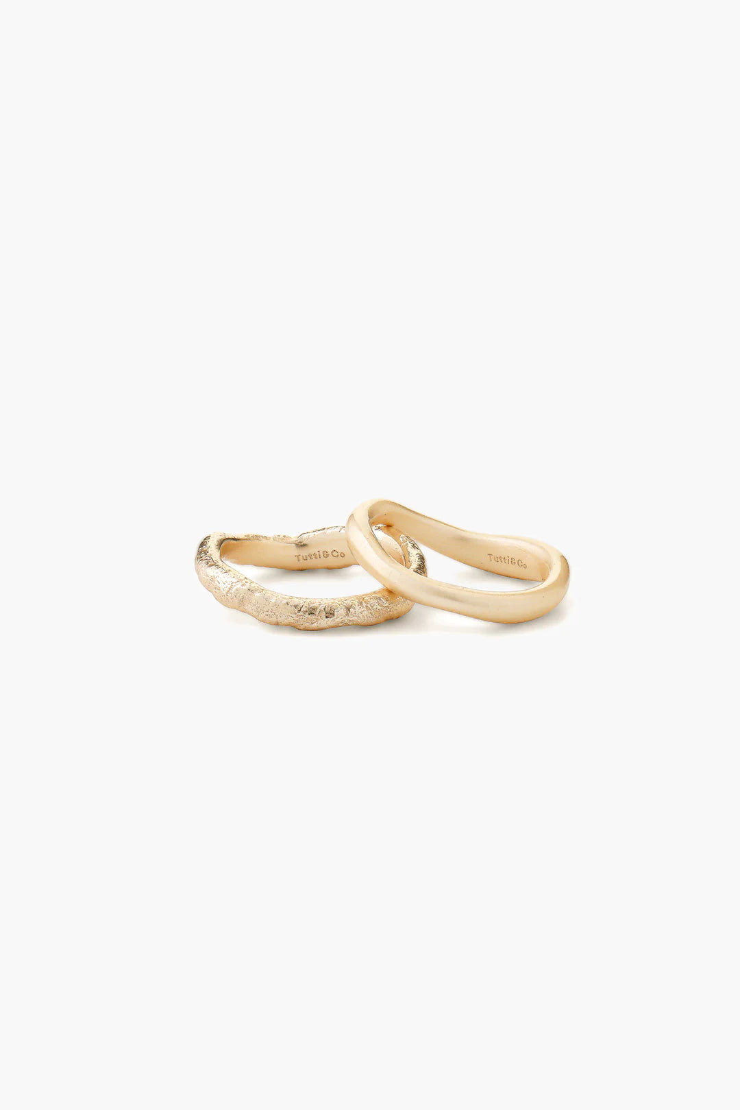 WAVE GOLD RINGS