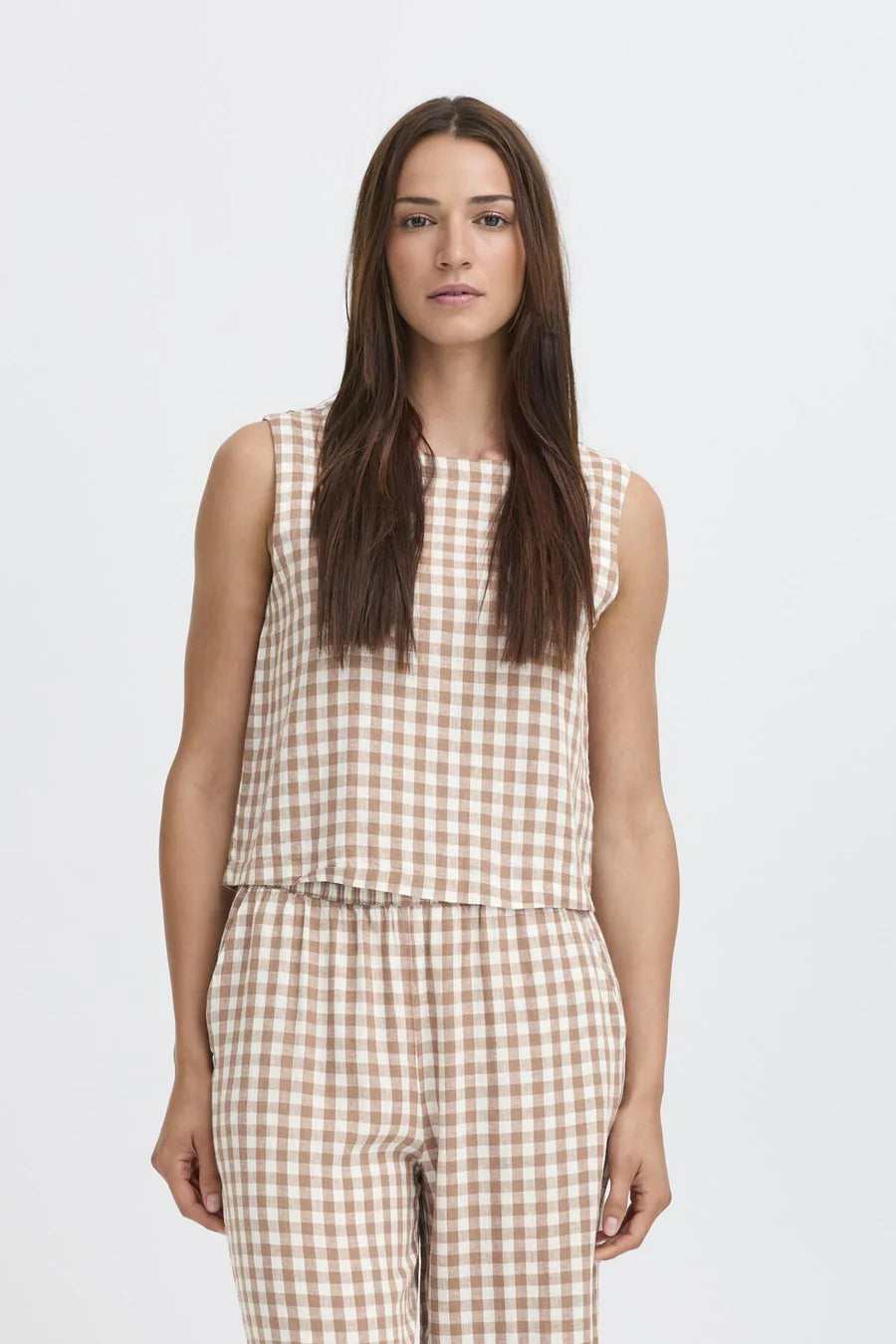 WOODSMOKE CHECK FALAKKA ONECK TOP