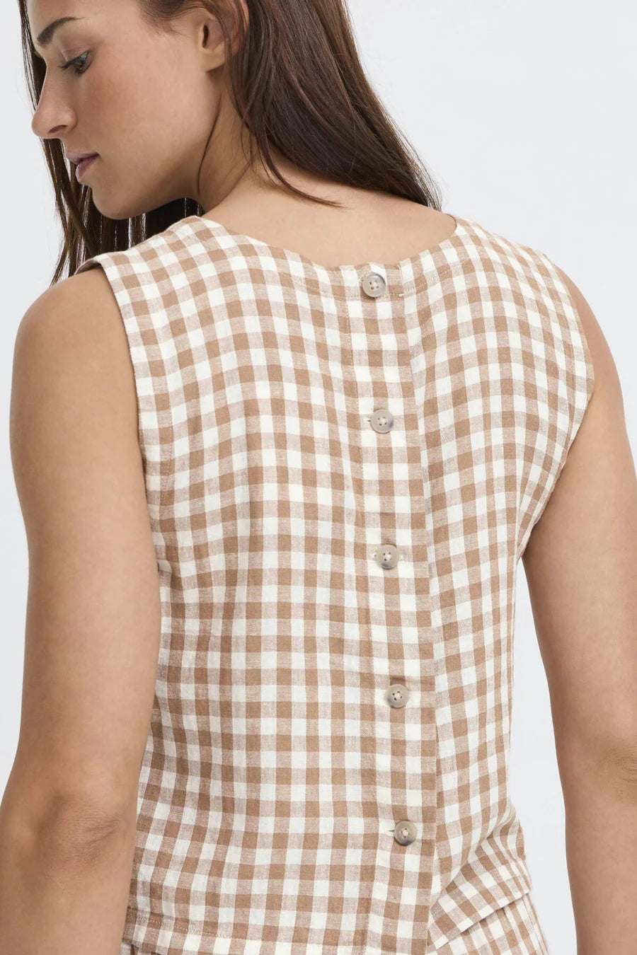 WOODSMOKE CHECK FALAKKA ONECK TOP