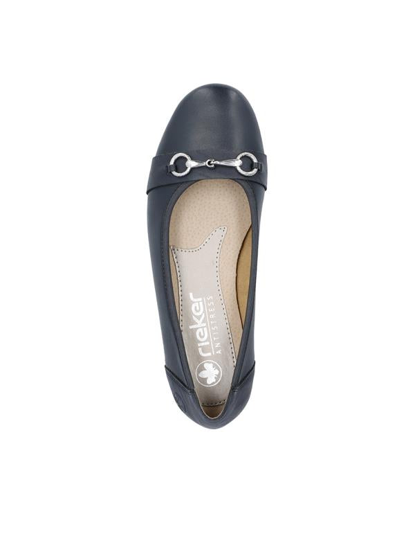 NAVY BALLET PUMP SHOE