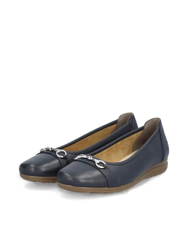 NAVY BALLET PUMP SHOE