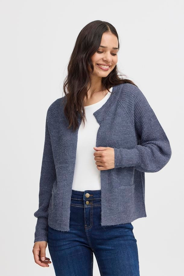 ERETTA VINTAGE INDIGO CARDIGAN