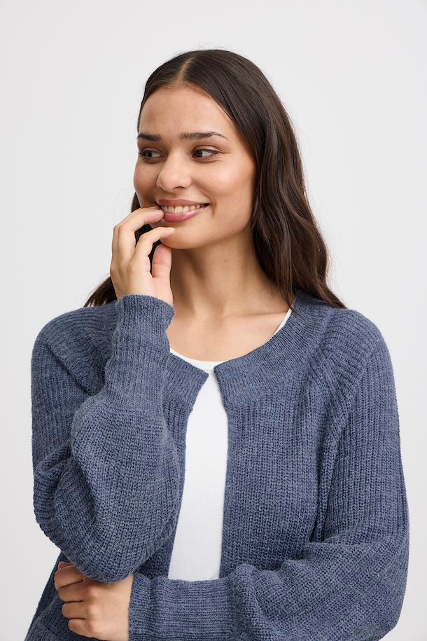 ERETTA VINTAGE INDIGO CARDIGAN