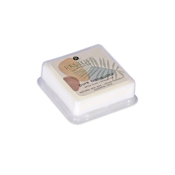 PURE TRANQUILITY WHITE MUSK & CEDARWOOD WAX MELT