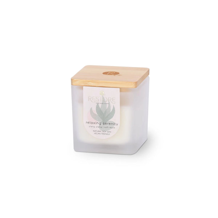 RELAXING SERENITY SMALL SOY CANDLE