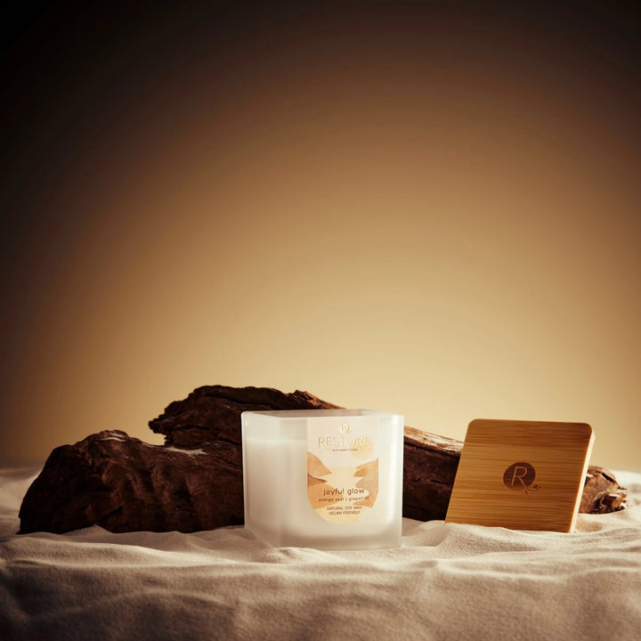 JOYFUL GLOW SMALL SOY CANDLE