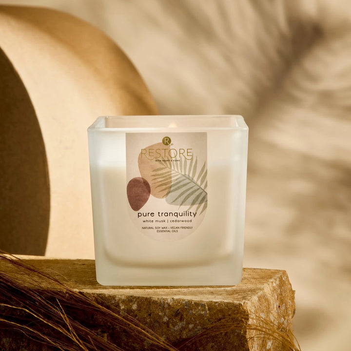 PURE TRANQUILITY LARGE SOY CANDLE