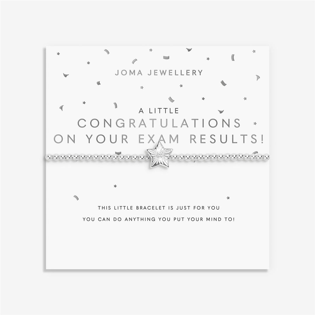 A LITTLE CONGRATULATIONS ON YOUR EXAM RESULTS BRACELET
