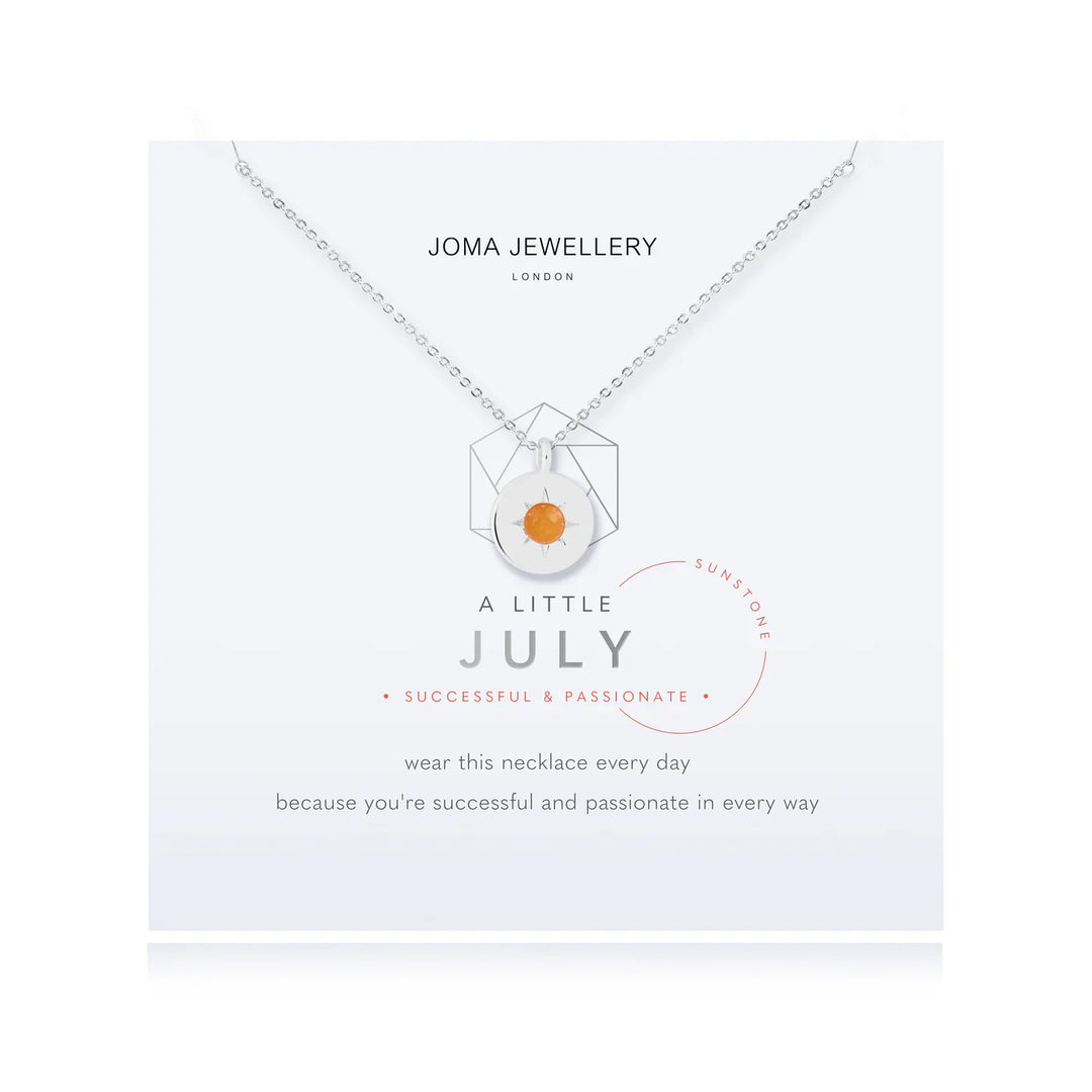 A LITTLE JULY NECKLACE