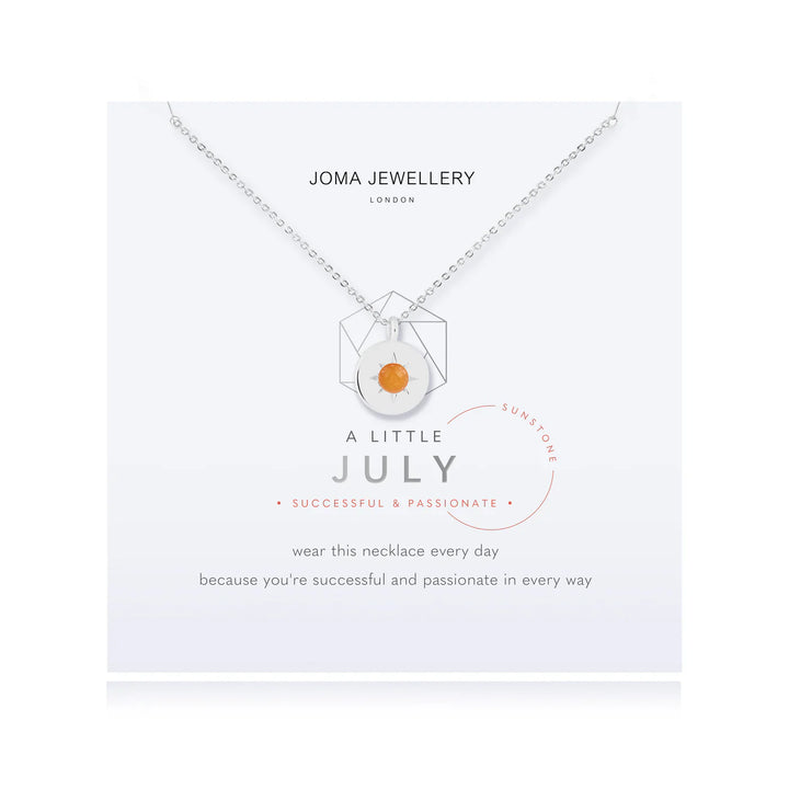 A LITTLE JULY NECKLACE