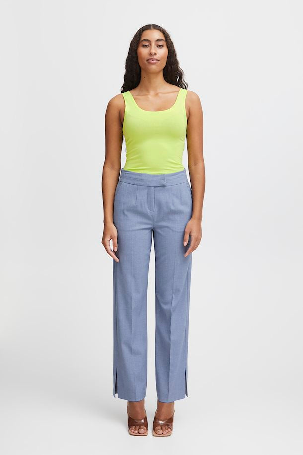 PAMILA SHARP GREEN VEST TOP