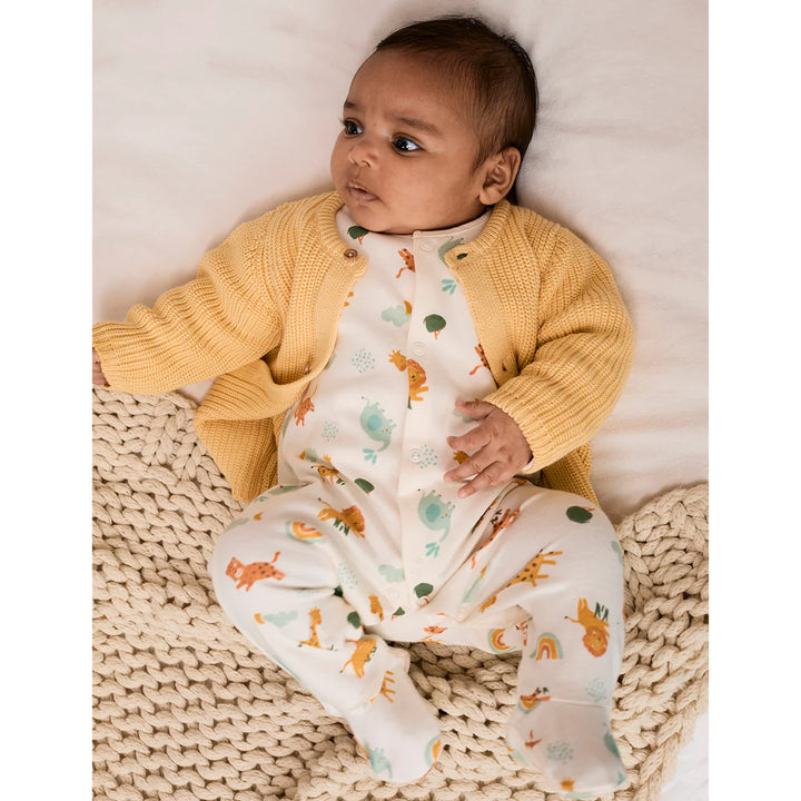 BABY UNISEX MULTI PRINTED 5PC GIFT SET