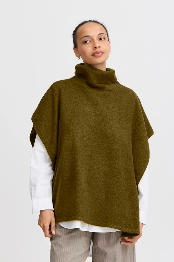 BAVIKSI PONCHO OLIVE