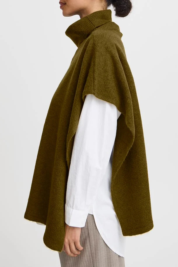 BAVIKSI PONCHO OLIVE