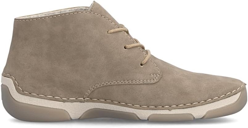 Rieker Women's Beige Lace-Up Ankle Boots 55929-64