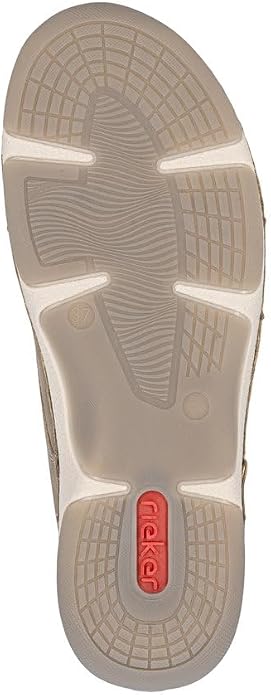 Rieker Women's Beige Lace-Up Ankle Boots 55929-64