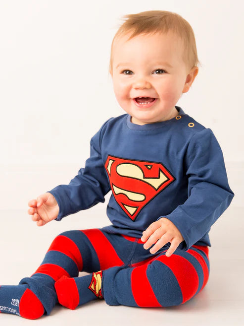 SUPERMAN TOP LEGGING & SOCK SET