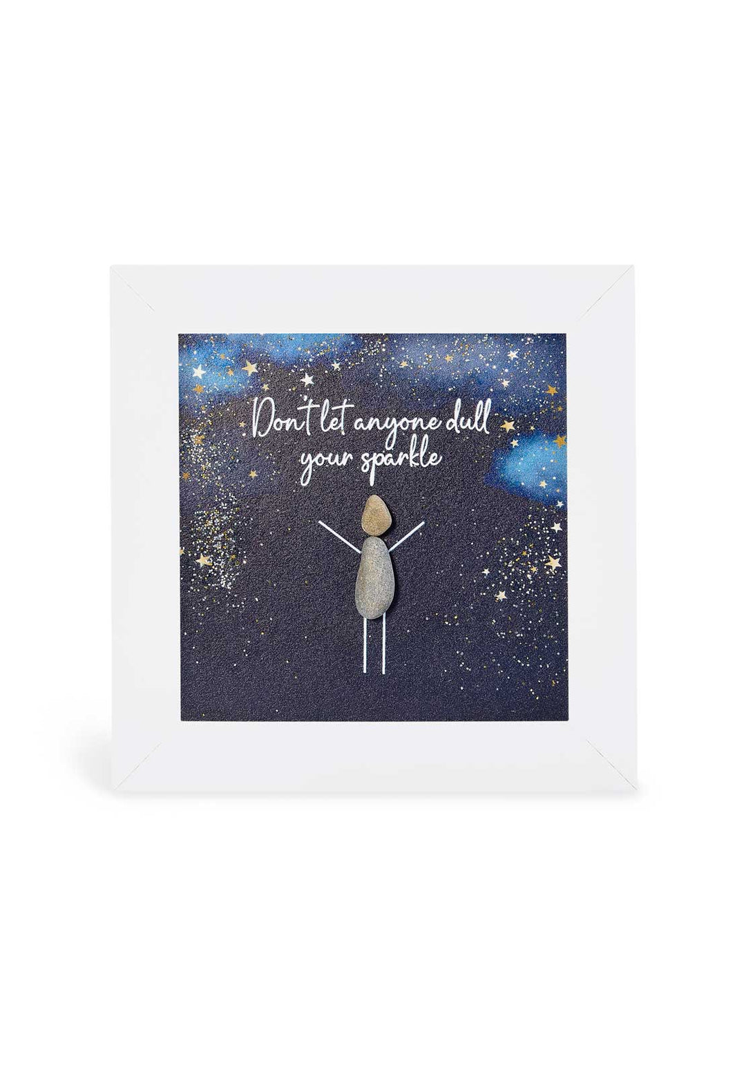 Glitter Mini - White - Don't let anyone dull your sparkle