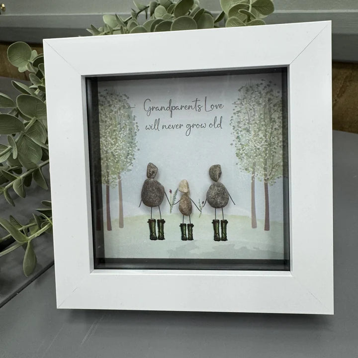 Mini Pebble - White - Grandparents Love