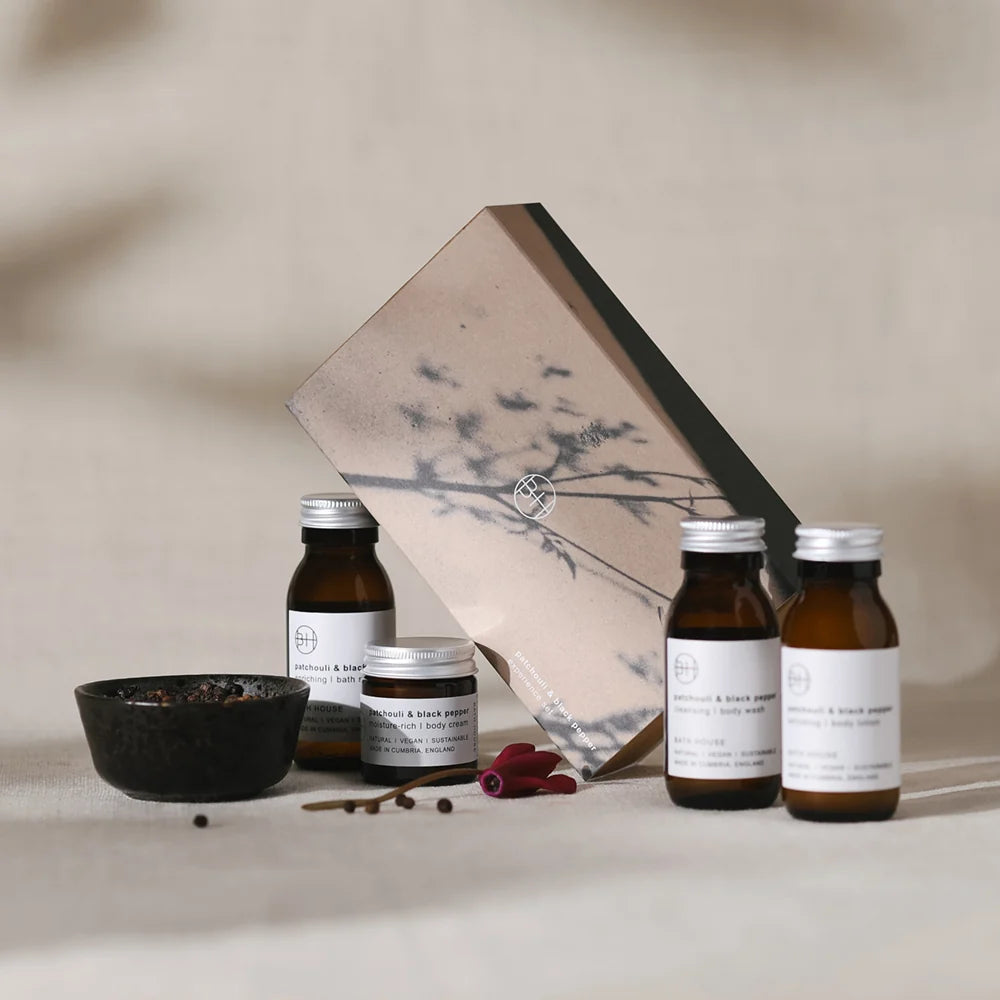 Bath House Patchouli & Black Pepper Experience Set