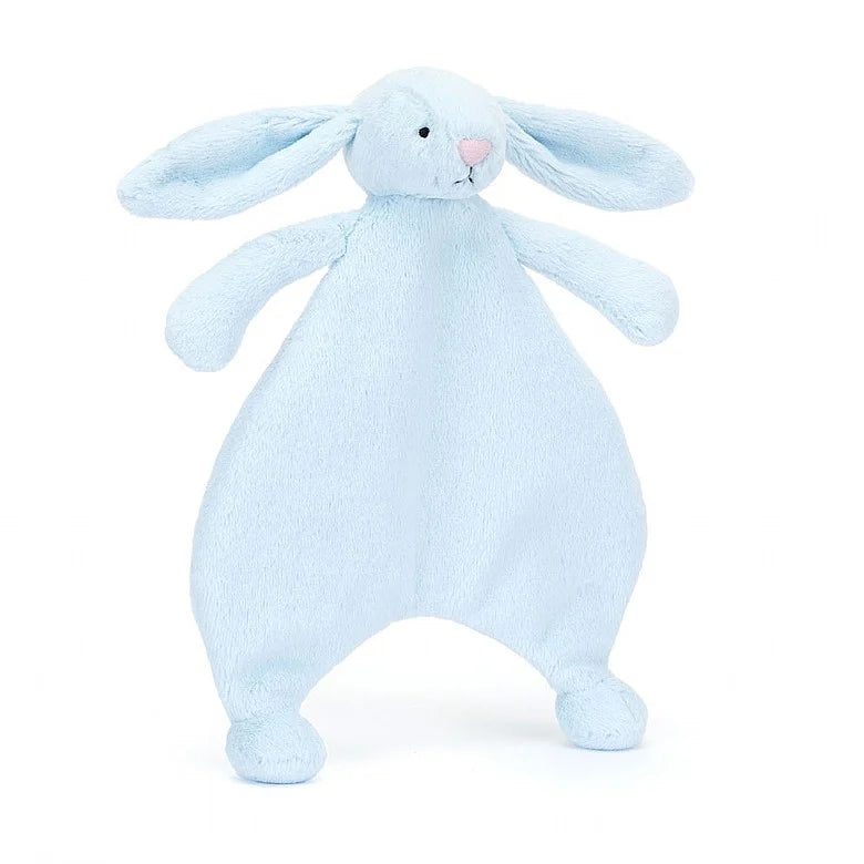 BASHFUL BLUE BUNNY COMFORTER