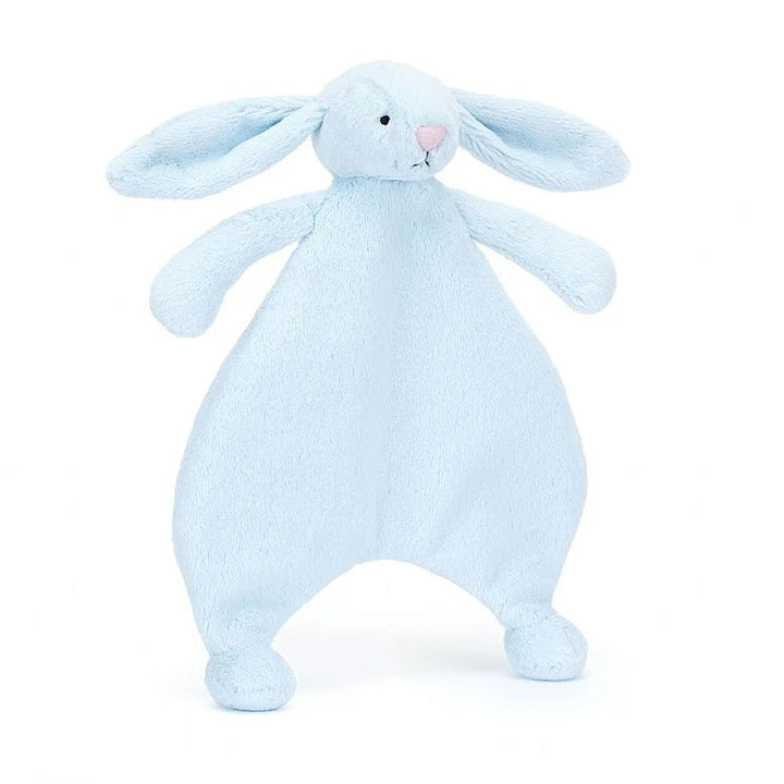 BASHFUL BLUE BUNNY COMFORTER