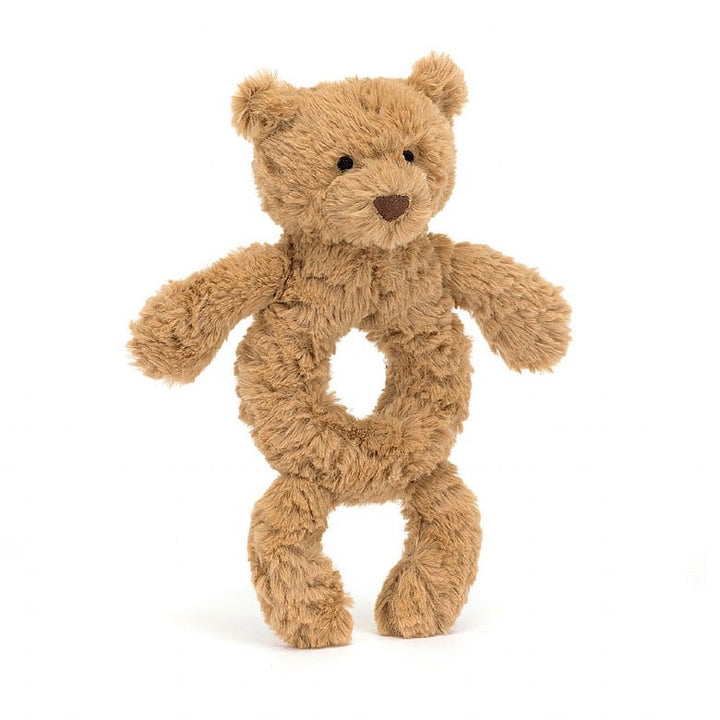 BARTHOLOMEW BEAR RING RATTLE