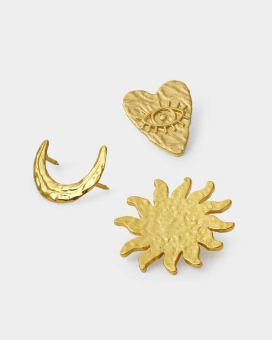 CANDLE CHARMS GIFT SET SUN AND MOON OYSTER