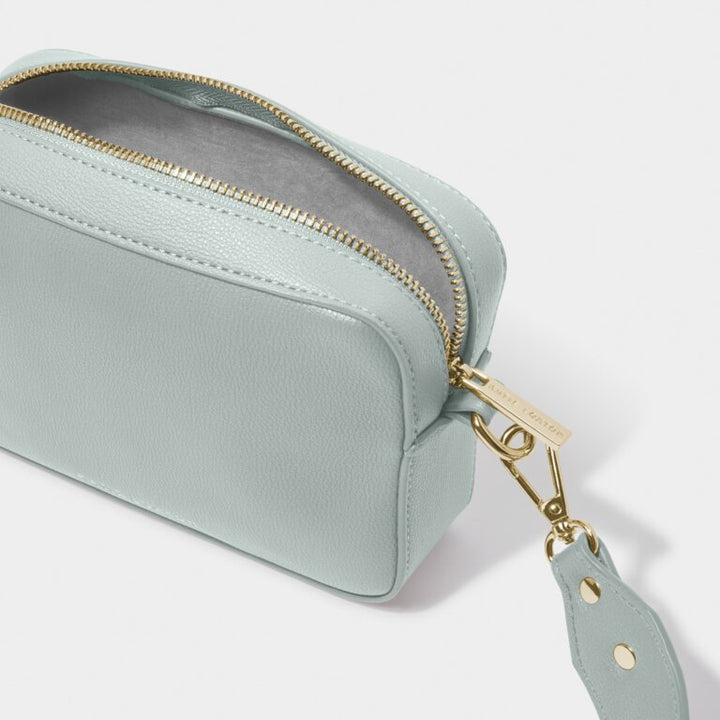 DUCK EGG BLUE MINI CROSSBODY BAG