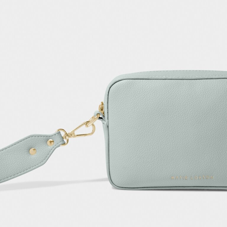 DUCK EGG BLUE MINI CROSSBODY BAG