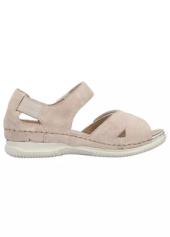 BEIGE VELCRO SANDAL