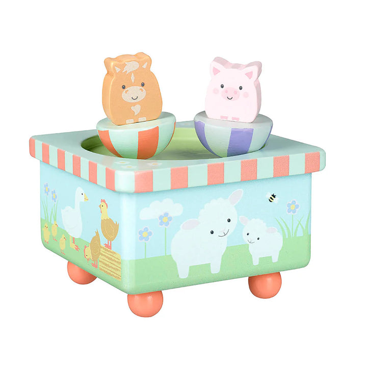 FARMYARD ANIMAL MUSIC BOX