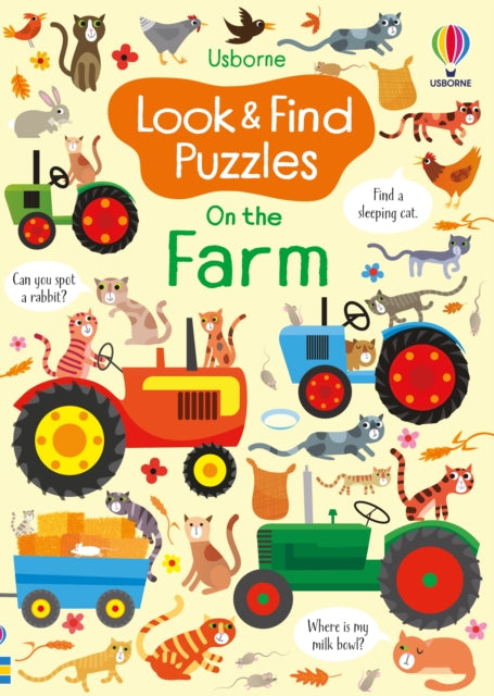 LOOK & FIND PUZZLES ON THE FARM BOOK