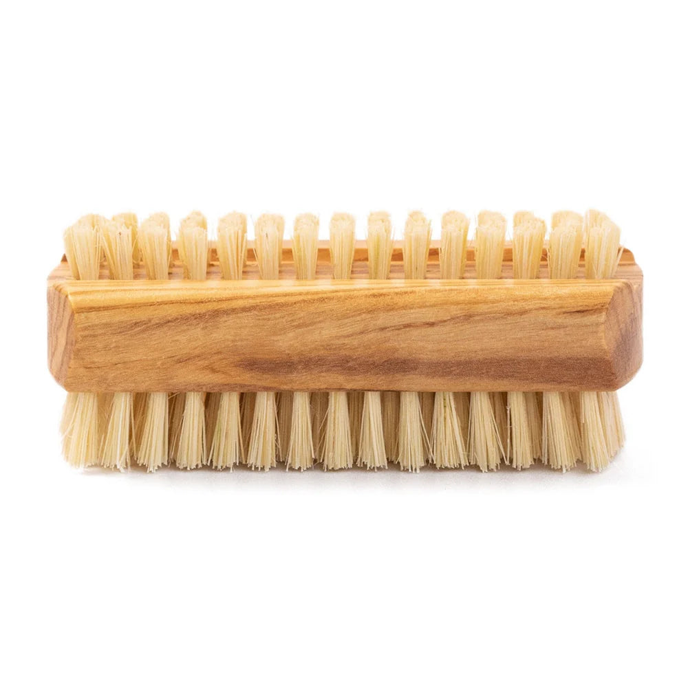 OLIVE WOOD SISAL NAIL BRUSH