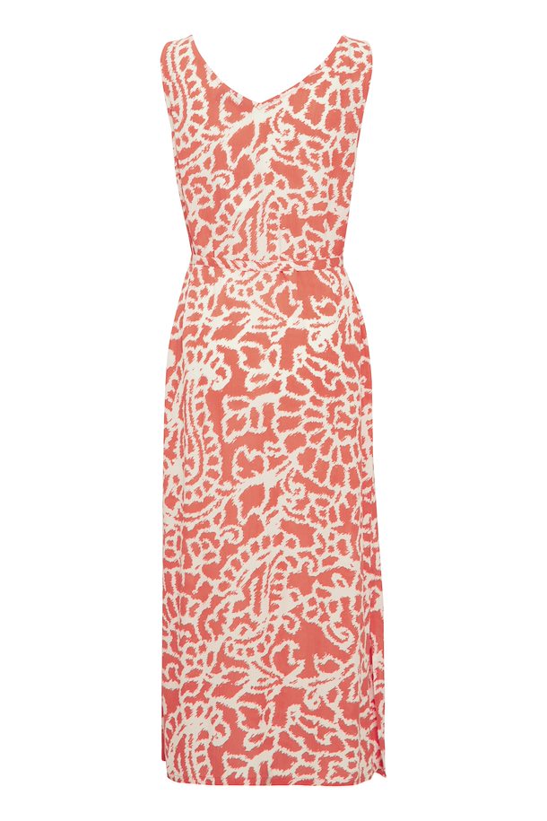 HOT CORAL MIRIA DRESS