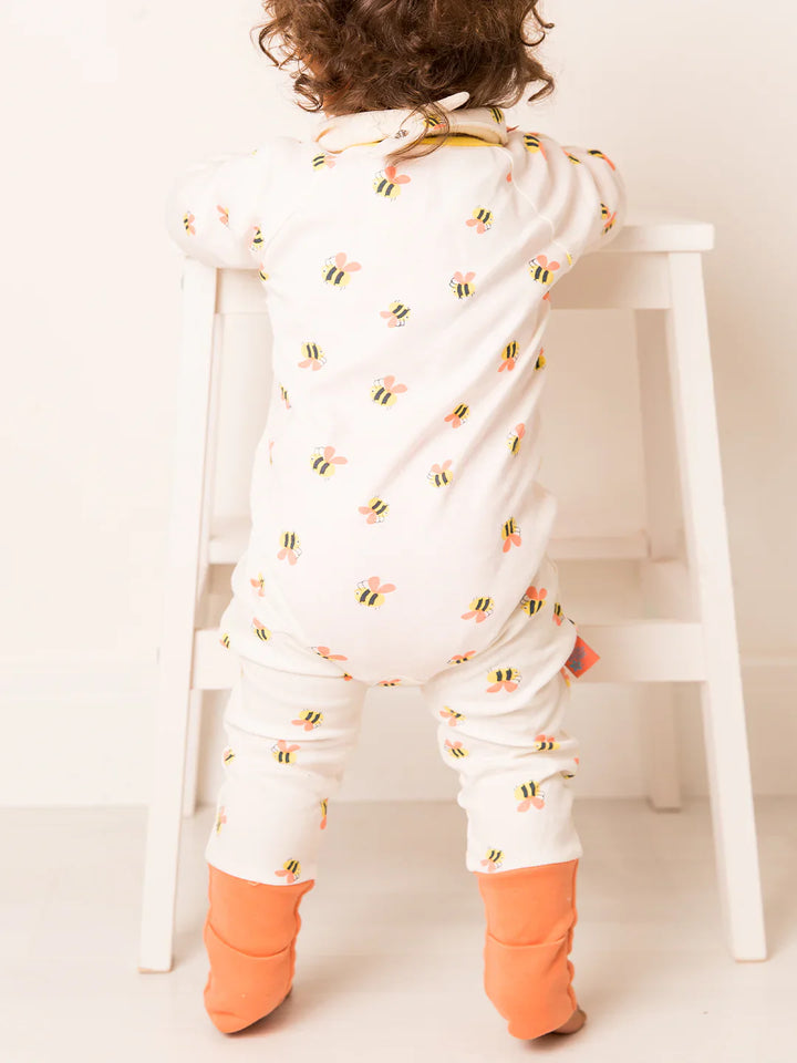 HONEY BEE ZIP UP ROMPER
