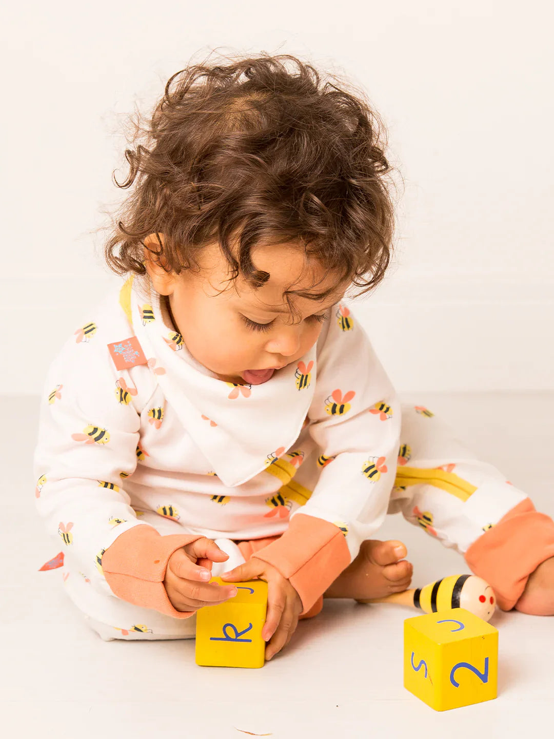 HONEY BEE ZIP UP ROMPER