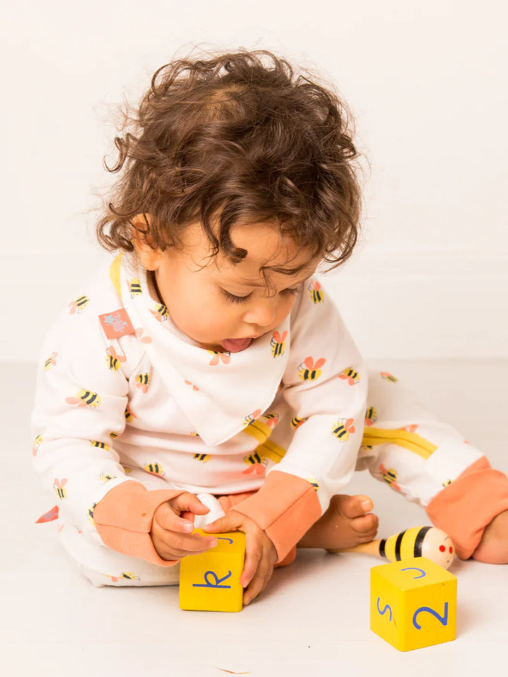 HONEY BEE ZIP UP ROMPER