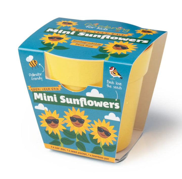 MINI SUNFLOWER GROWING KIT WITH POT