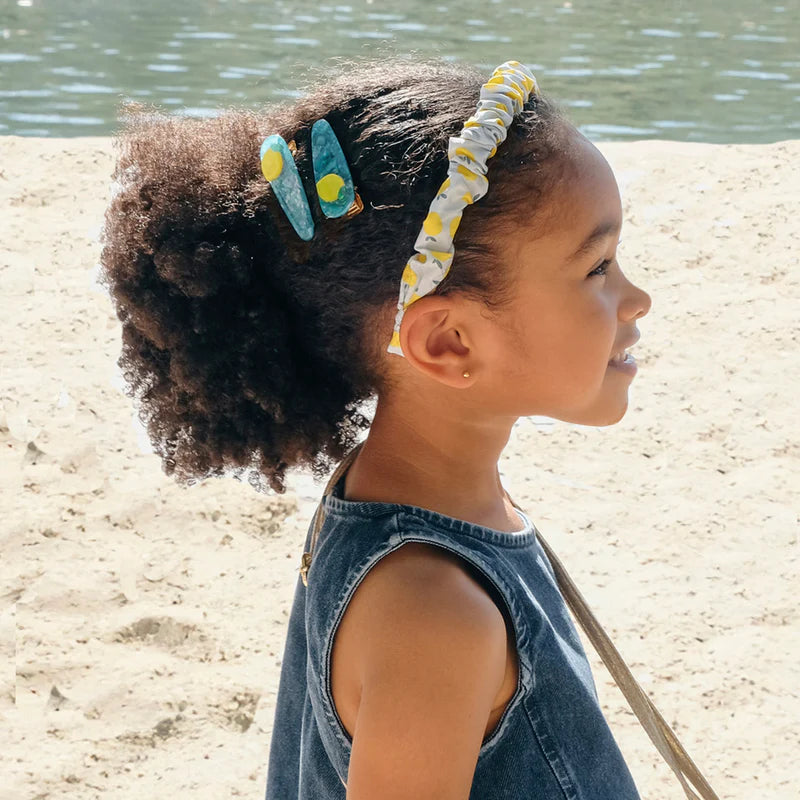 LEMON DROP RUFFLE HEADBAND