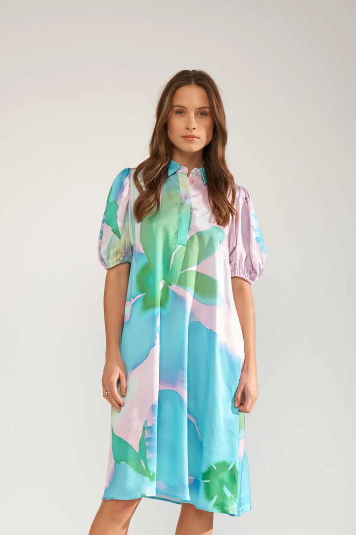 ORCHID BLOOM SUNLEE SHORT DRESS
