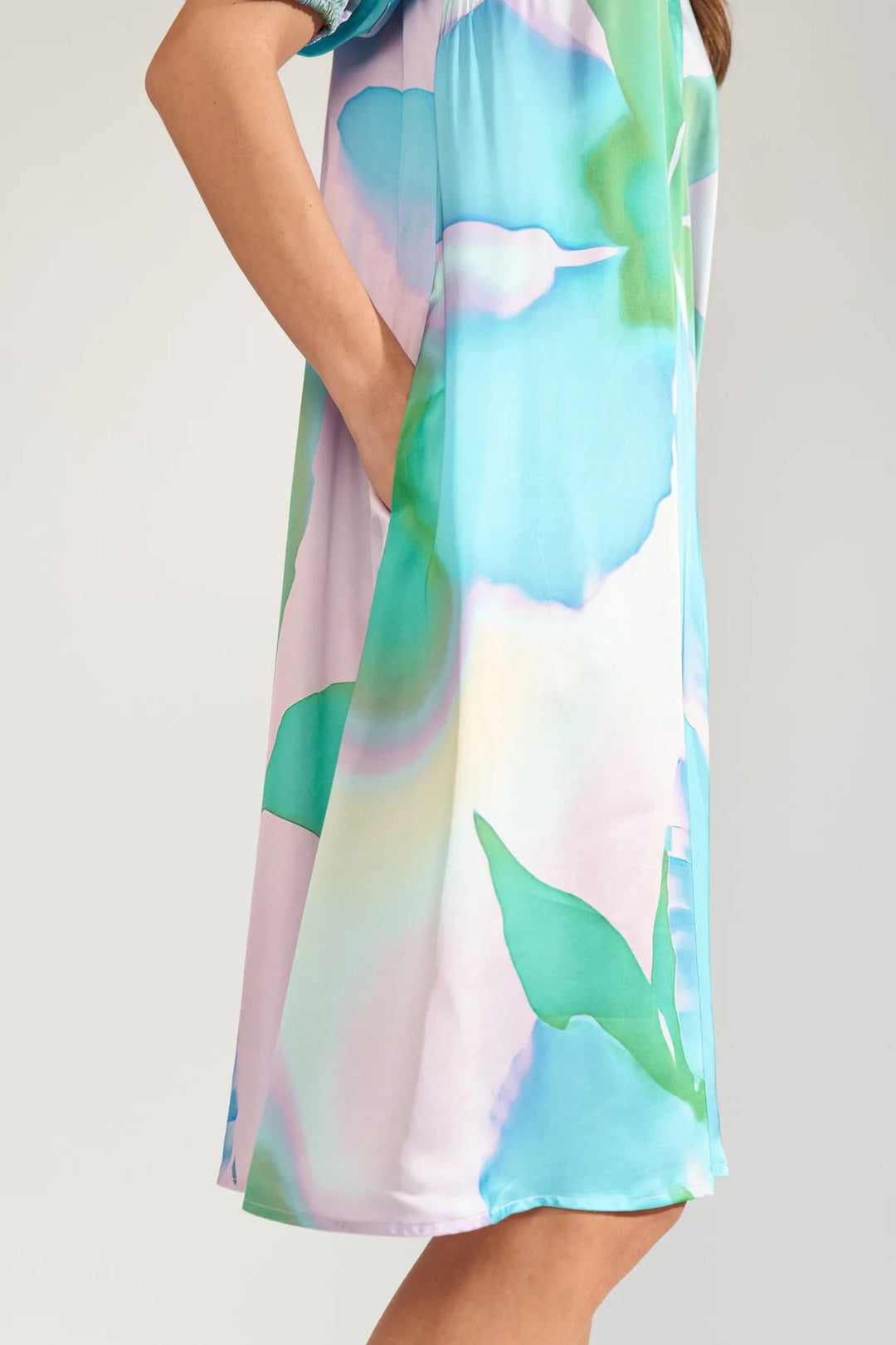 ORCHID BLOOM SUNLEE SHORT DRESS