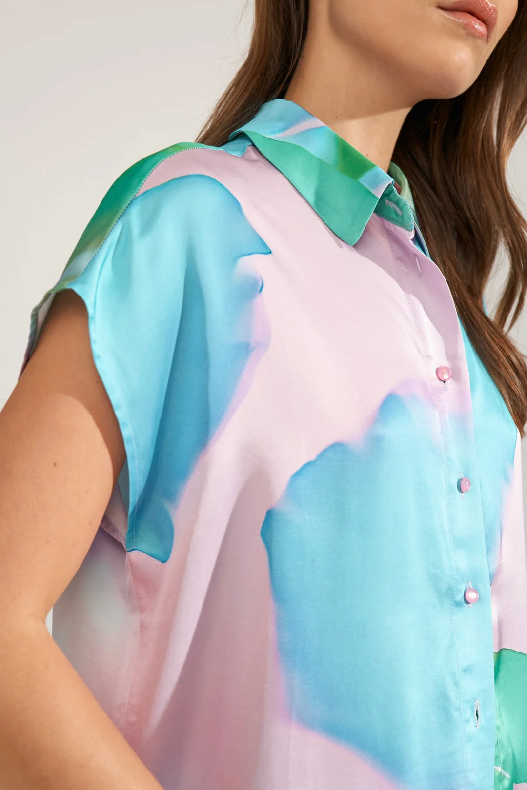 ORCHID BLOOM SUNLEE SHIRT