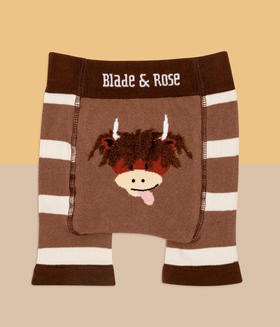 NEUTRAL HAMISH COW SHORTS