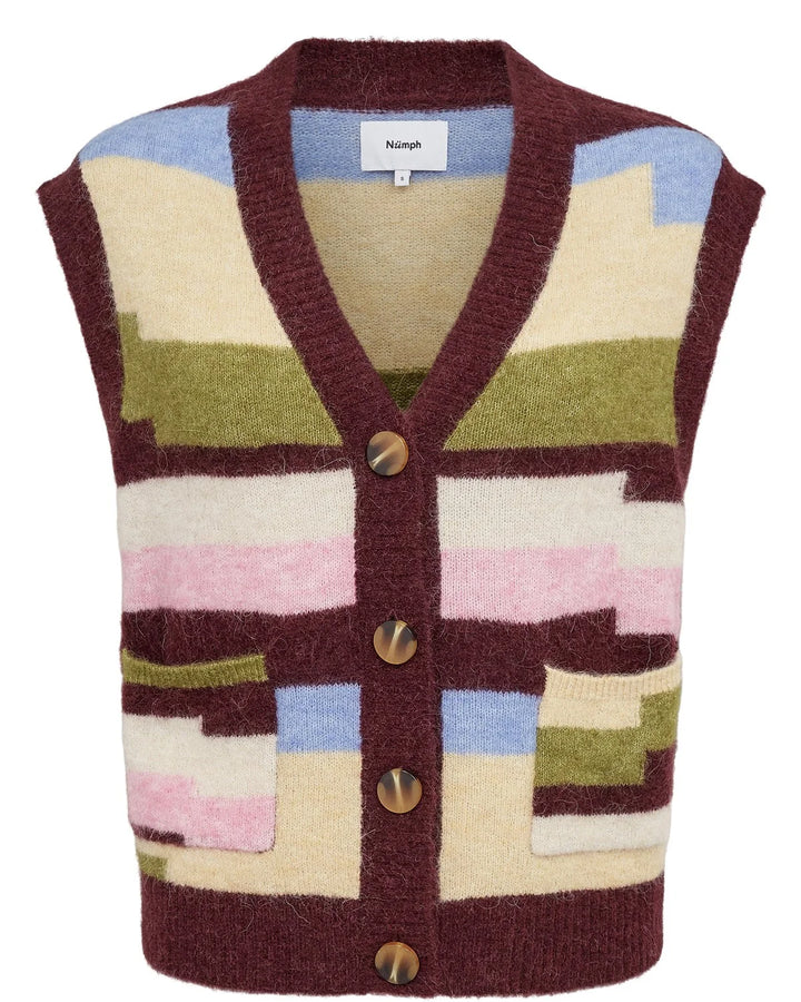 FIG RIETTE PIXEL STRIPE VEST