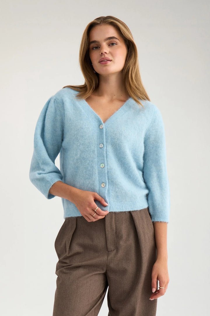FORGET ME NOT BLUE SURI BRUSHED CARDIGAN