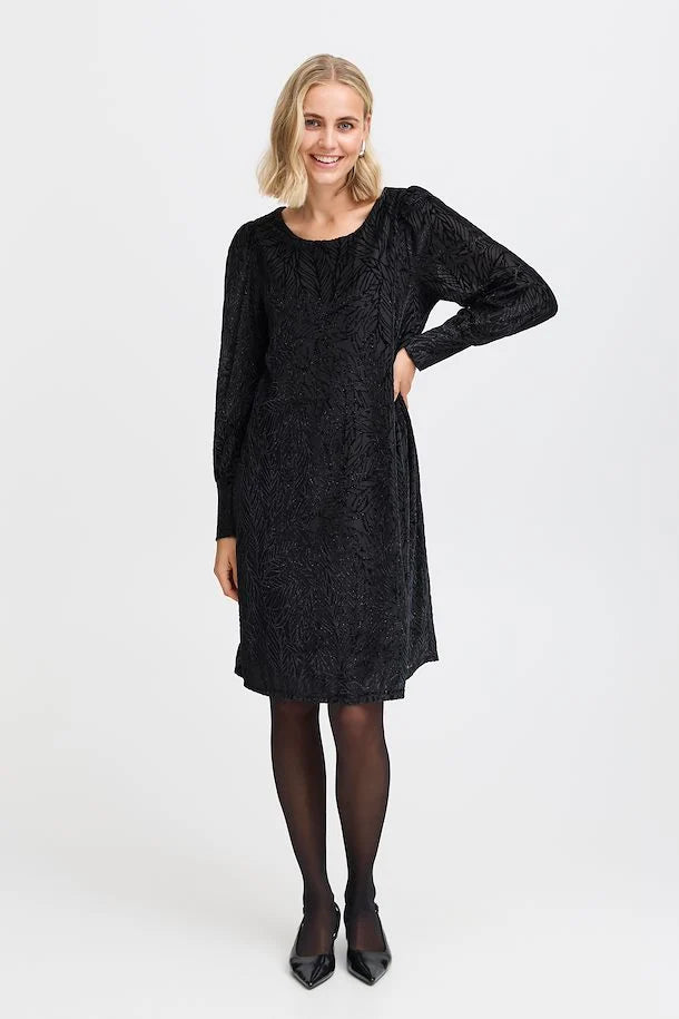 BLACK CORDIA DRESS