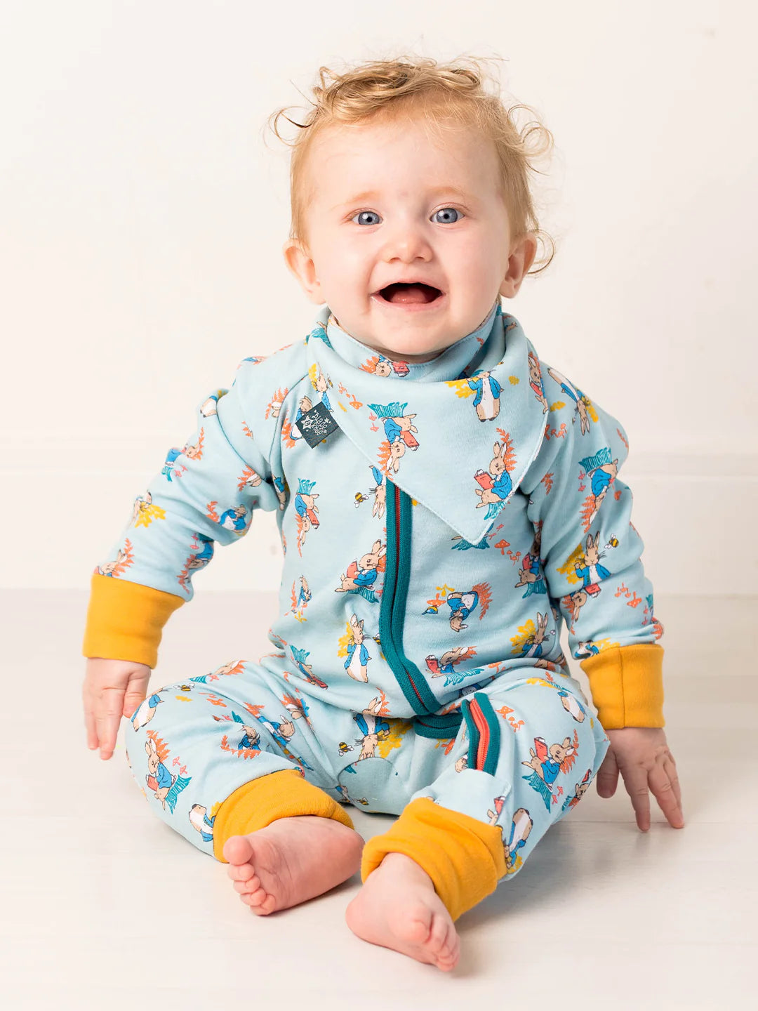 PETER RABBIT WOODLAND ZIP UP ROMPER